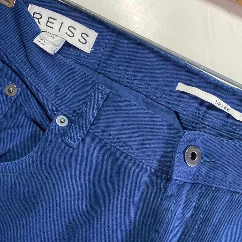 Reiss Mens Size 36 Cotton Pants 